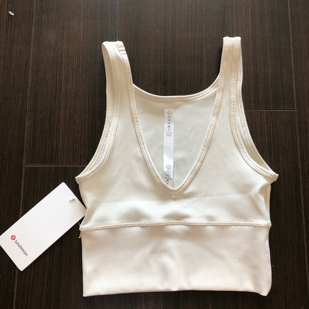 Lululemon Power Pivot Tank *Rib - Light Ivory - Picture 7 of 8